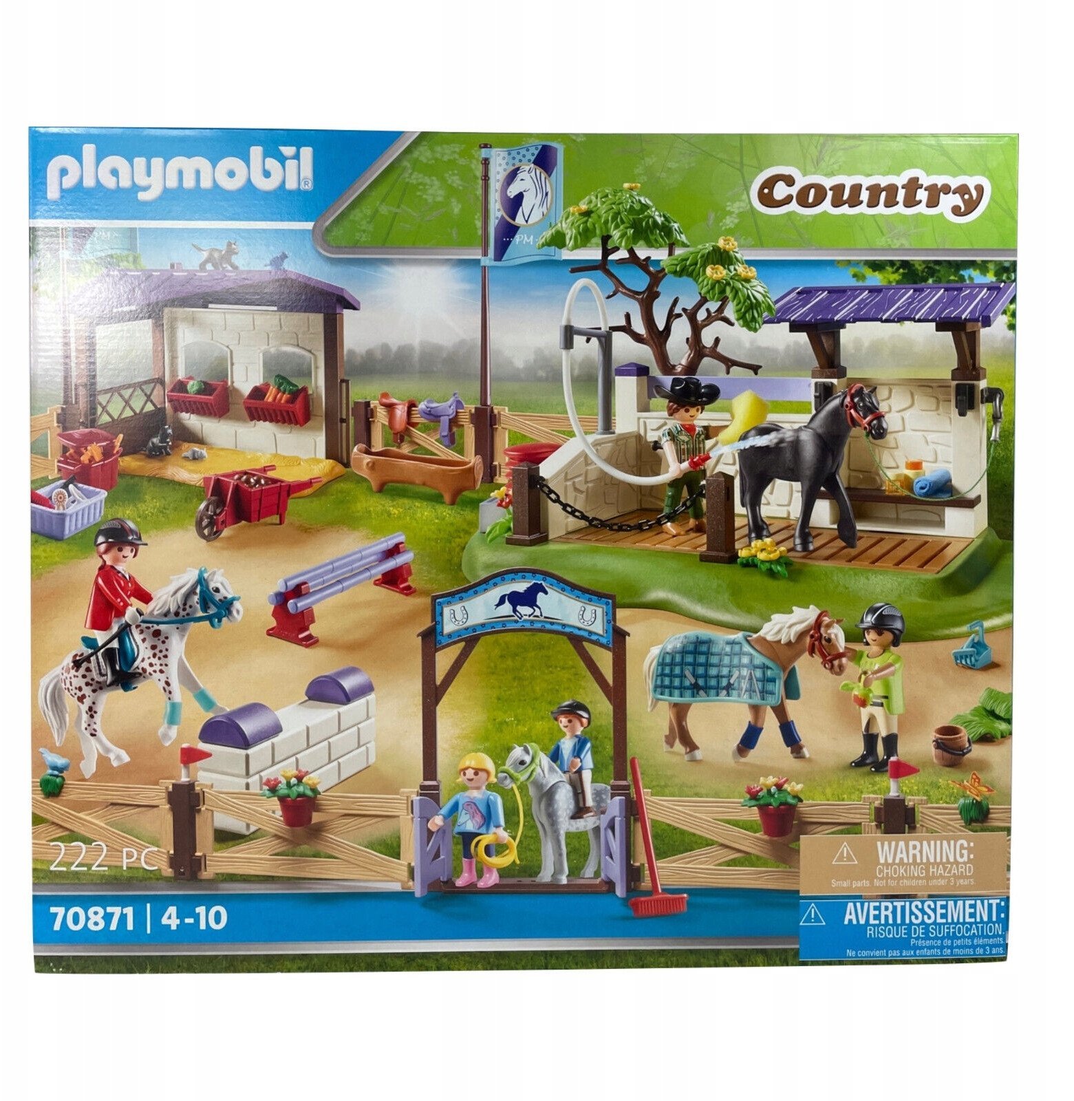 Zestaw figurek Country 70871 Turniej jedziecki z myjniš dla koni