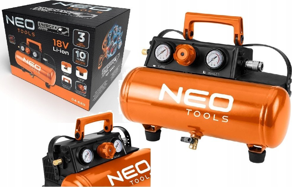 Kompresor samochodowy Neo Energy+ 18 V