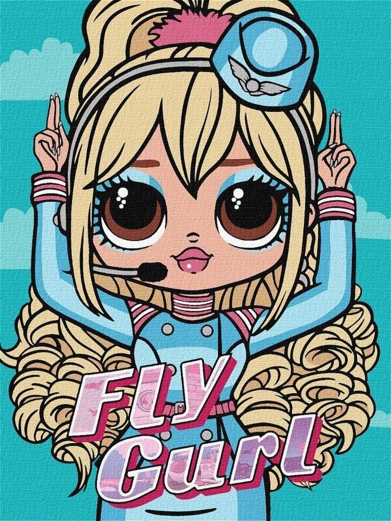 Malowanie po numerach - LOL Surprise! 30x40cm