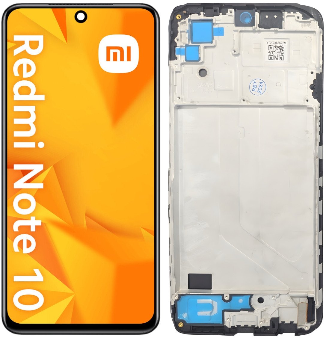 WYŚWIETLACZ EKRAN LCD DO XIAOMI REDMI NOTE 10 4G INCELL RAMKA M2101K7AI