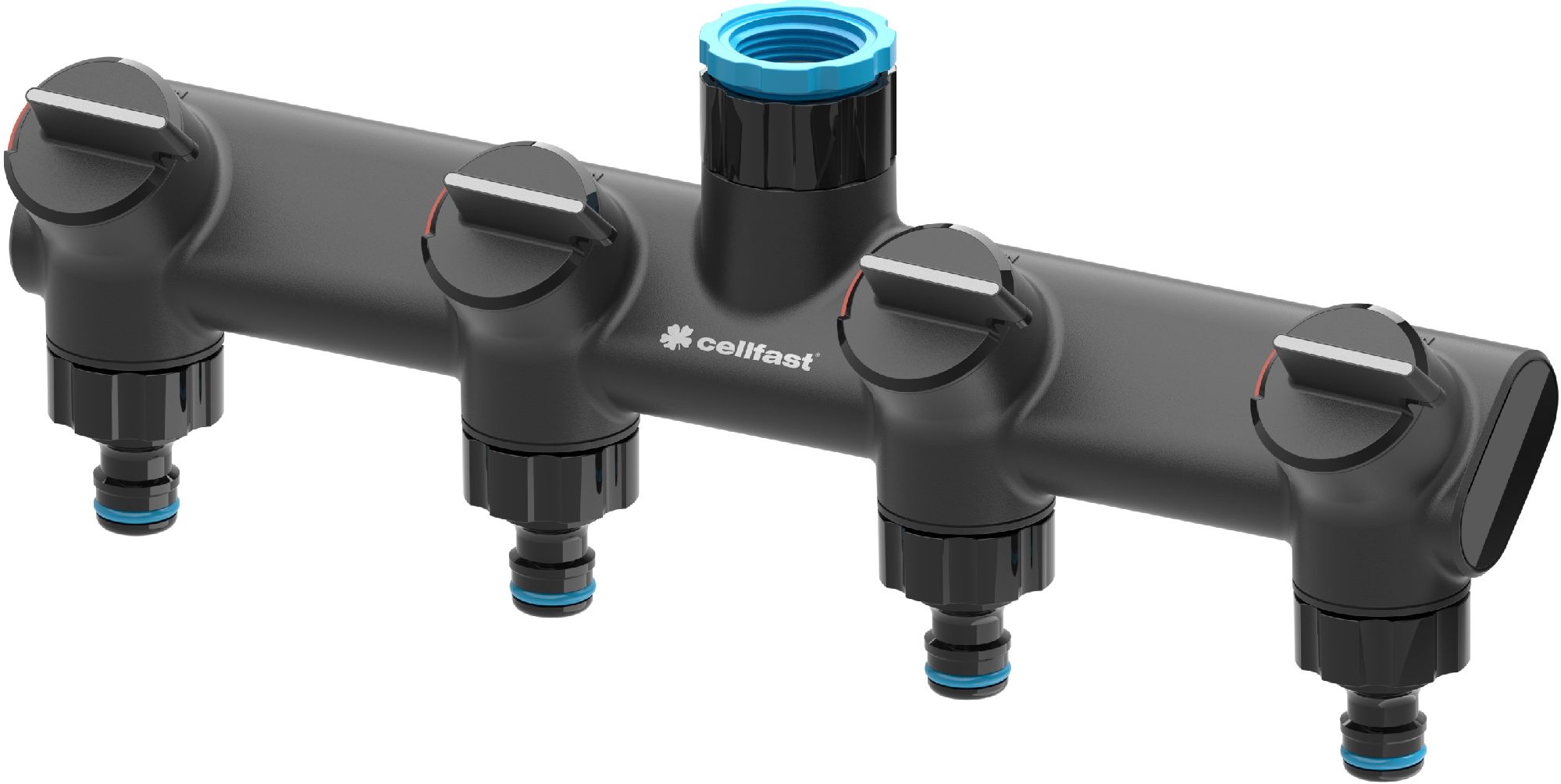 Cellfast Rozdzielacz poczwórny 1/2-3/4-1" (C53-240)