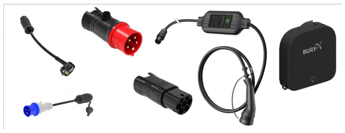 Bury PowerFlash portable charging station PF9050 SET EU PREMIUM