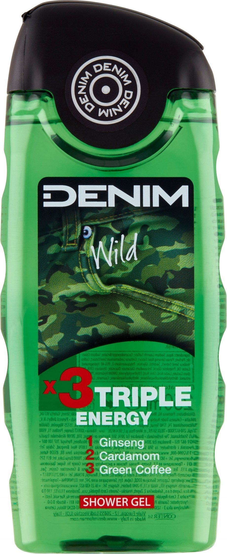 Davidoff Denim Wild żel pod prysznic 250ml dla mężczyzn