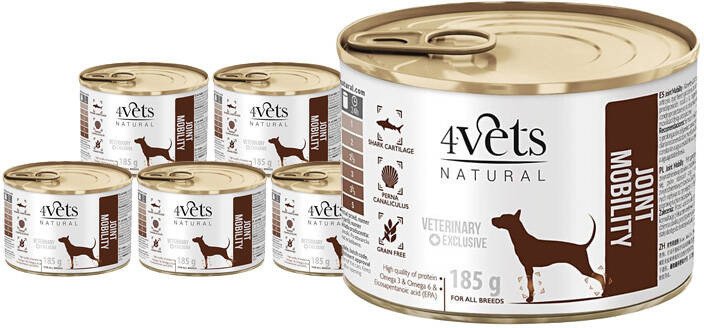 4VetsNatural Joint Mobility 6x185g