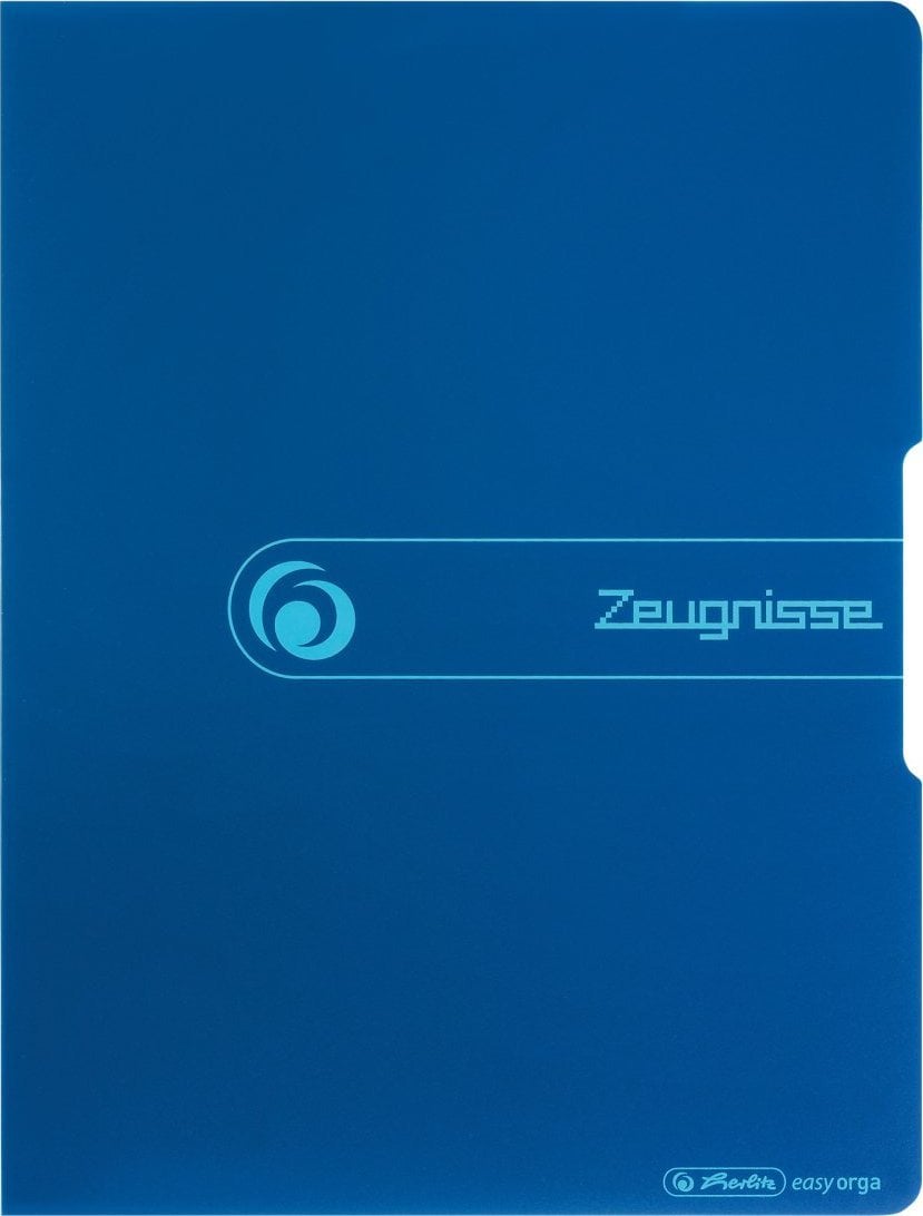 Herlitz Herlitz Sichtbuch "Zeugnisse" opak blau 20 Hüllen