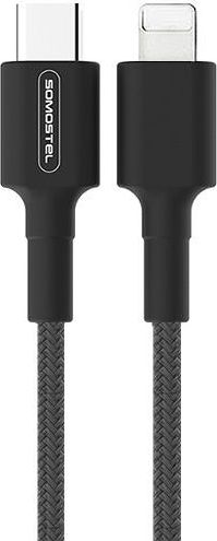 Kabel USB Somostel USB-C - Lightning 1 m Czarny (28860)