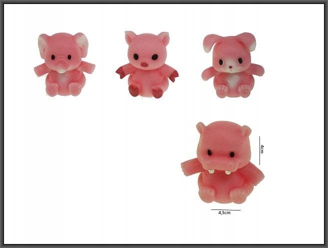 Hipo Słoń Królik Hipopotam Świnka rozciągl.HAB097 45765