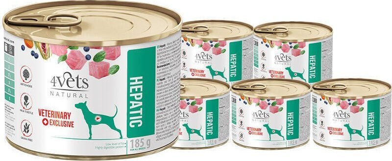 Dolina Noteci 4Vets Dog Hepatic 6x185g