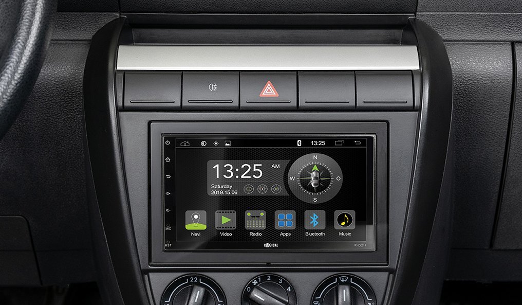 Radio samochodowe Kenwood Radicala RADICAL, R-D211 multimedijos sistema su GPS navigaci