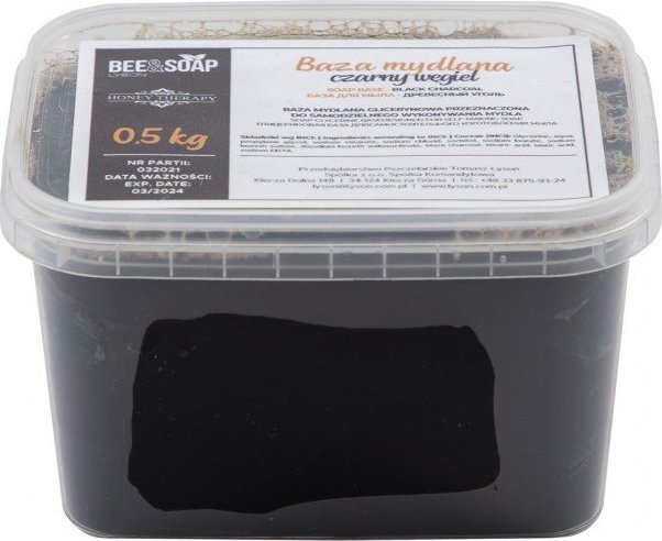 Honey Therapy Baza mydlana węgiel aktywny do zestawu kreatywne pudełko (BM17.) - BM17.