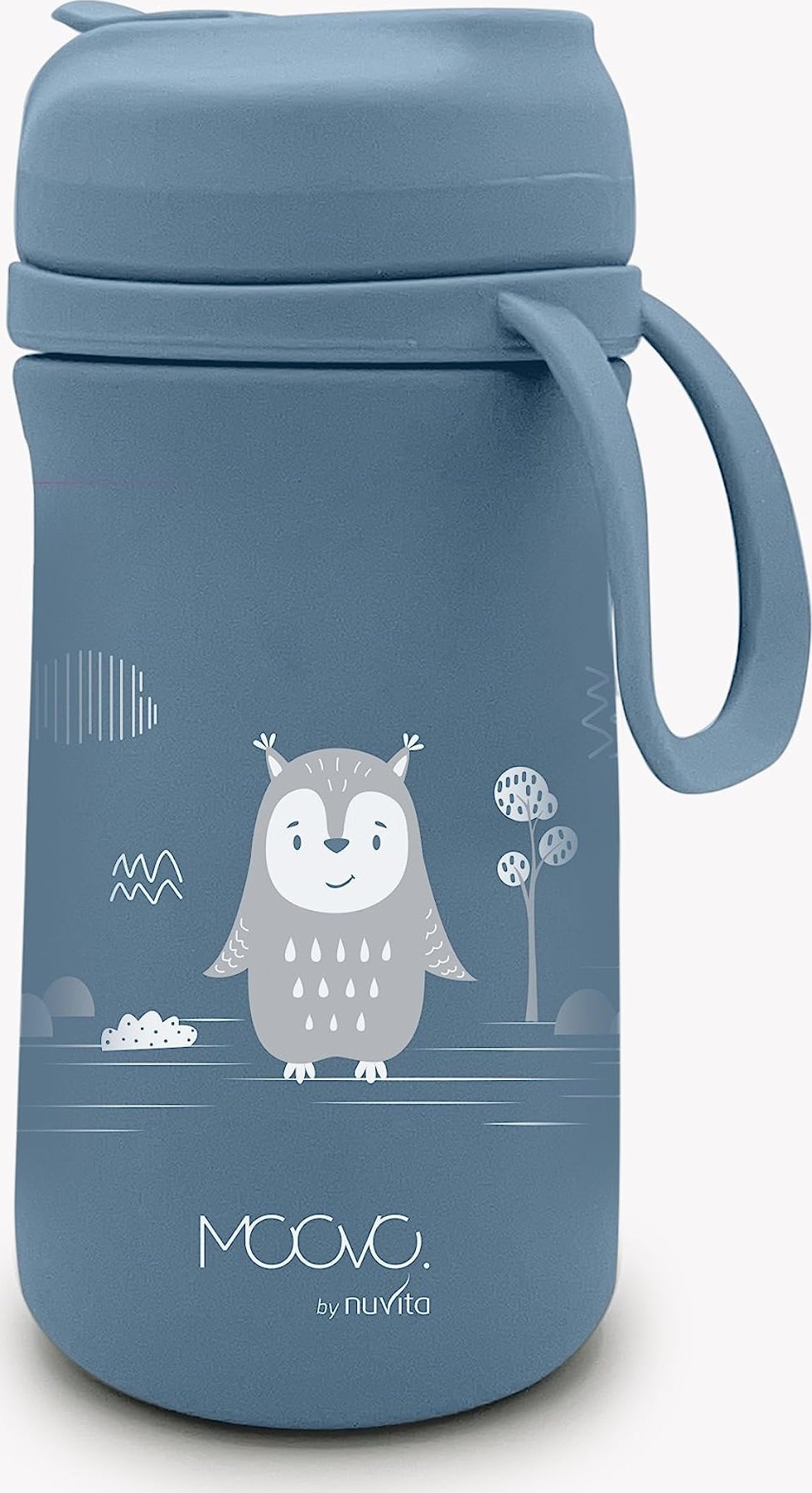 Nuvita Nuvita, MOOVO, Bidon termiczny z ustnikiem Powder Blue, 350 ml