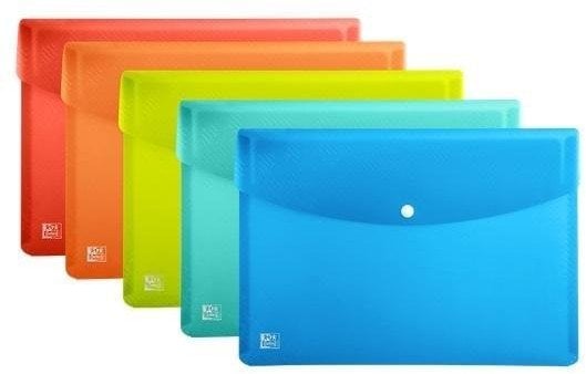 Teczka kopertowa A5 PP Urban przejrzysty (5szt)