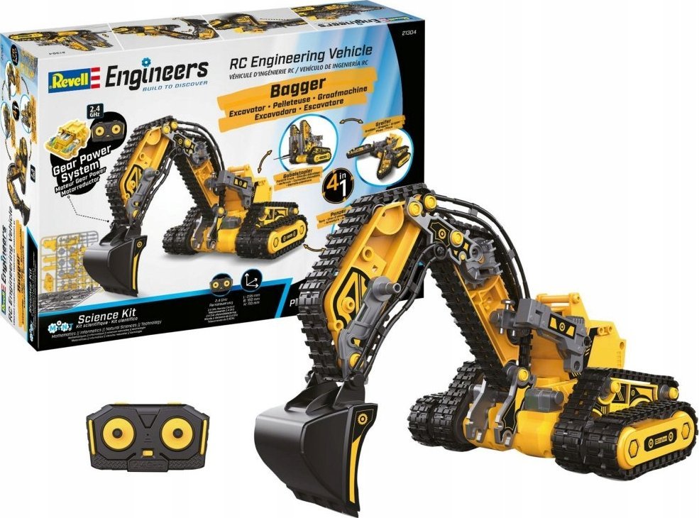 *****REVELL RC Engineering Vehicle 4w1 21304
