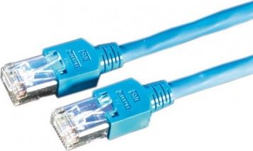 LEONI KERPEN KERPEN D1-20 PatchCord S/FTP Kat.5e niebieski 1.0m kabel krosowy