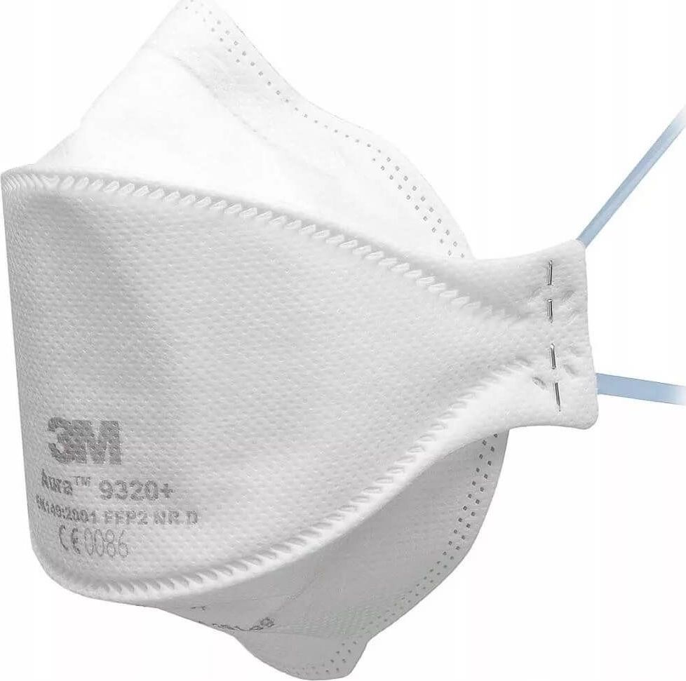 Carine 3M Aura 9320+ FFP2 Maska maseczka Półmaska filtrująca bez zaworu