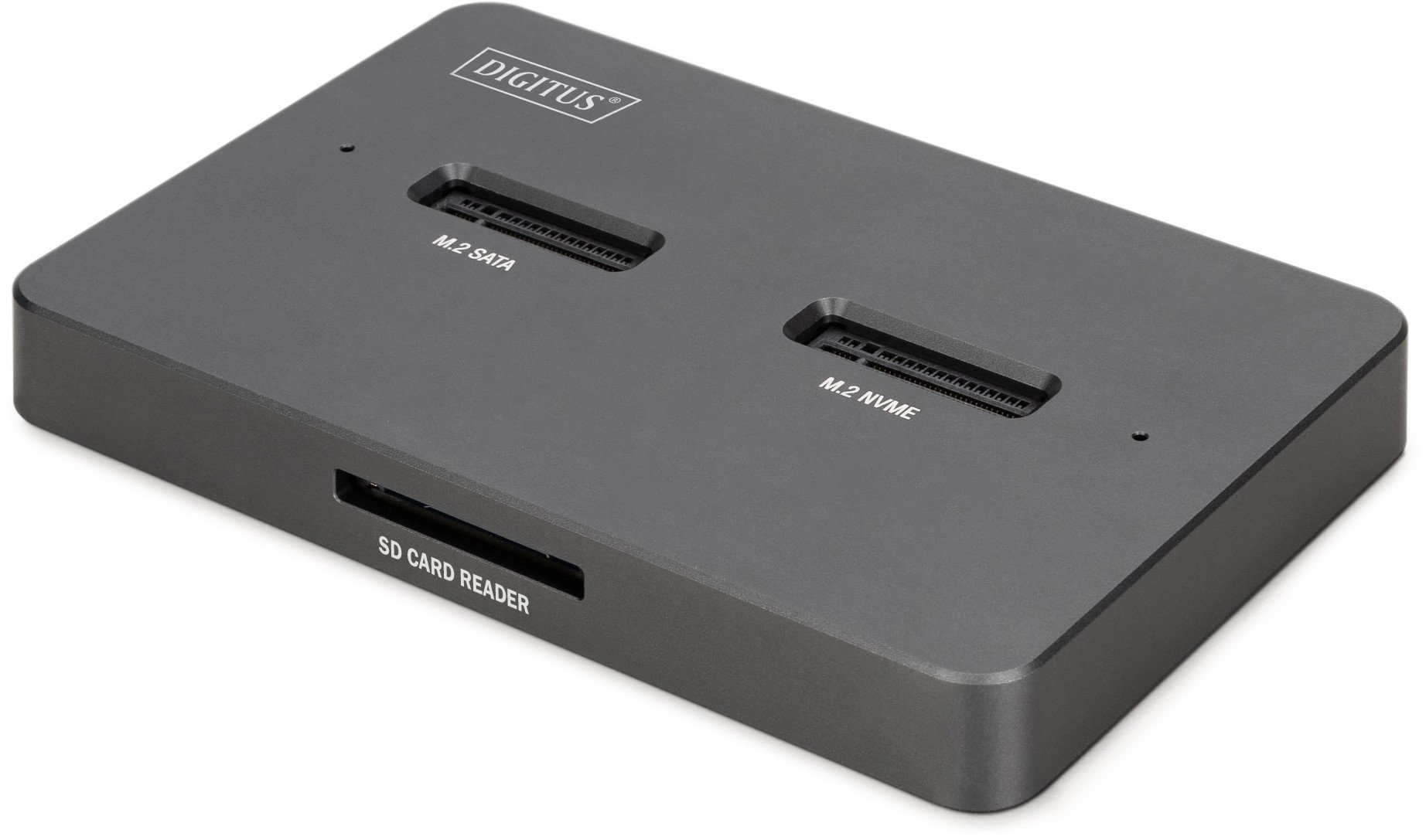 Digitus Stacja dokująca M.2 NVMe + M.2 SATA SSD z czytnikiem kart SD Express, USB-C