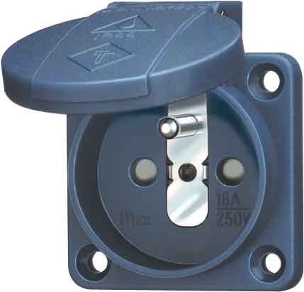 Mennekes Gniazdo tablicowe niebieskie 16A 230V IP44 (MEN11131)