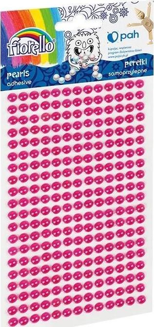 Fiorello Perełki samoprzylepne różowe FIORELLO