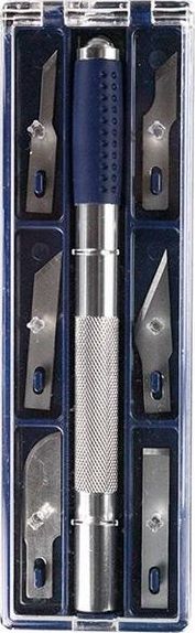 Titanum Nóż modelarski Hobby + 6 wymiennych ostrzy