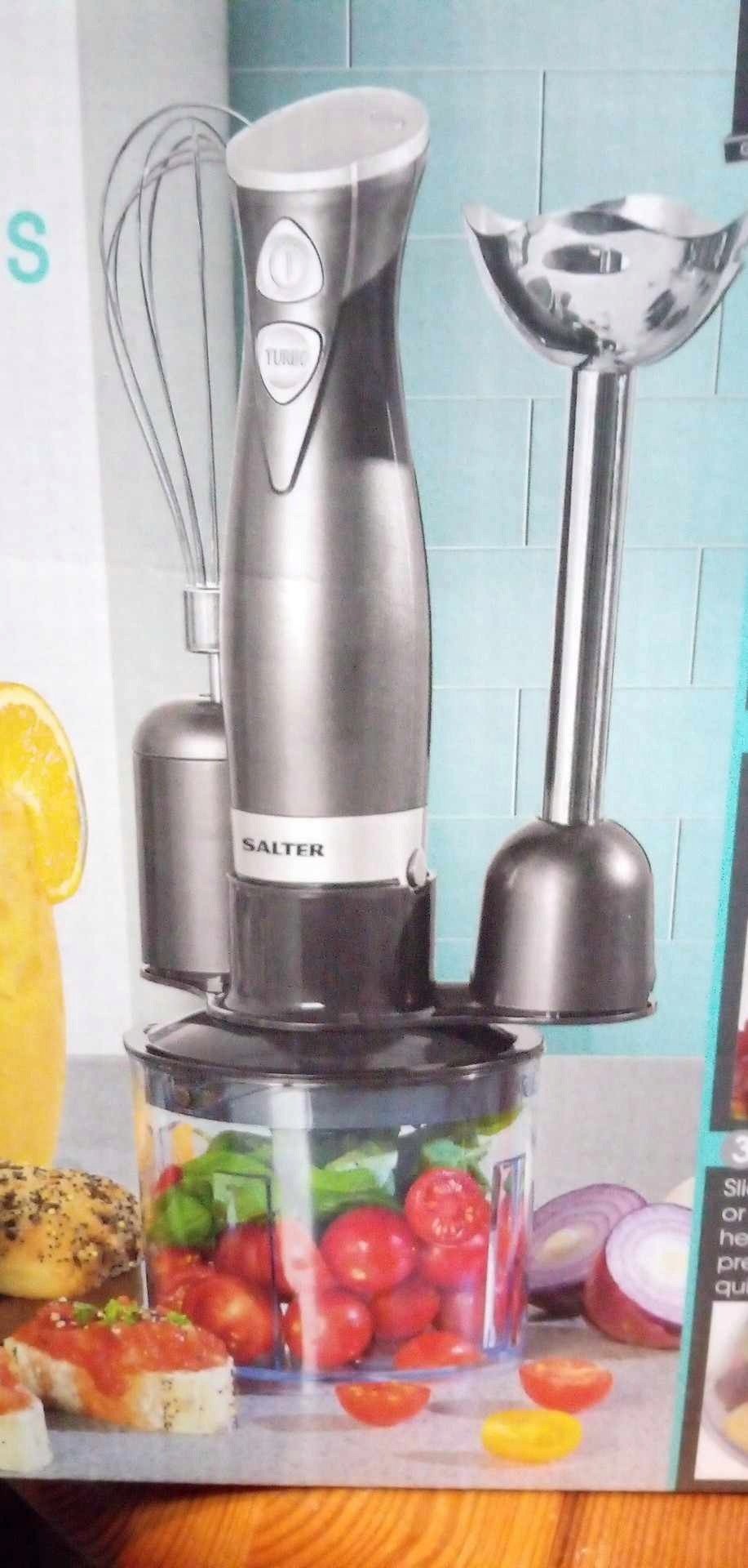 Blender ręczny 350 W SALTER COSMOS 3 w 1, 5 elementów