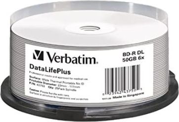 Verbatim BD-R DL 50 GB 6x 25 sztuk (43750)