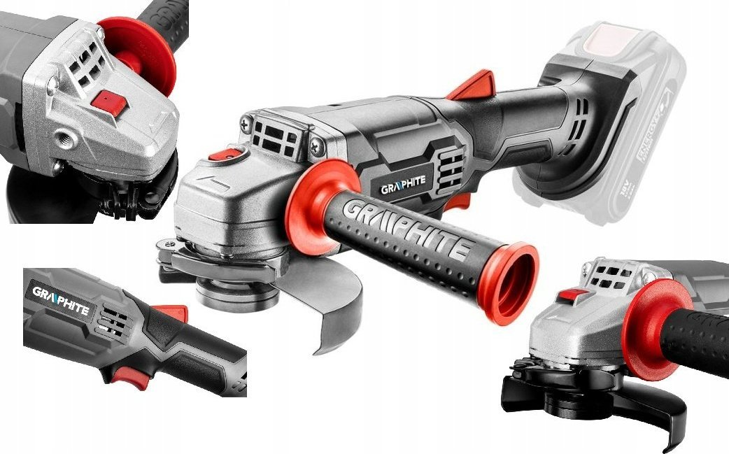 Szlifierka Graphite Szlifierka kątowa akumulatorowa Energy+ 125mm 58GE130