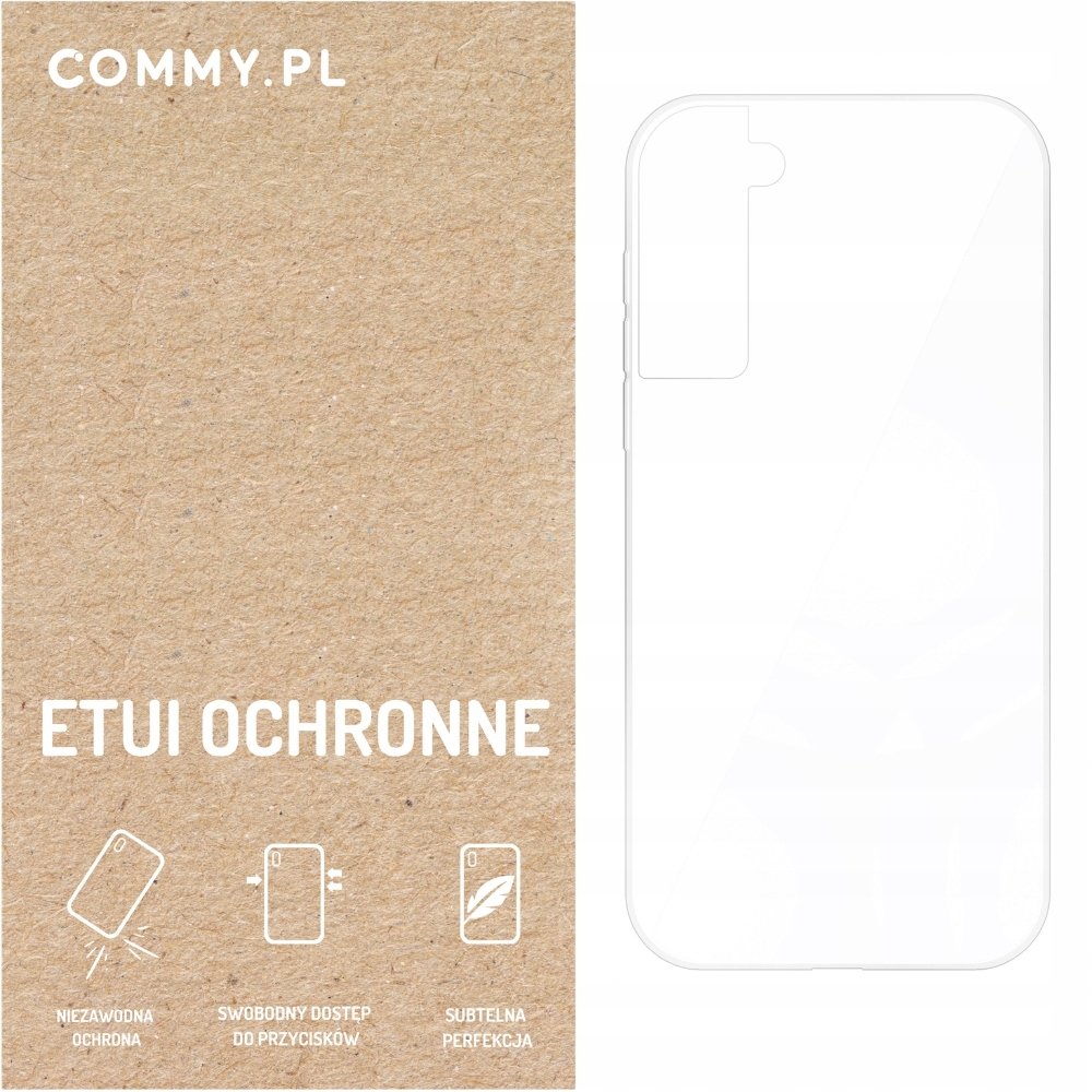Przezroczyste etui COMMY Slim 2 mm styl i ochrona dla Samsung Galaxy A41