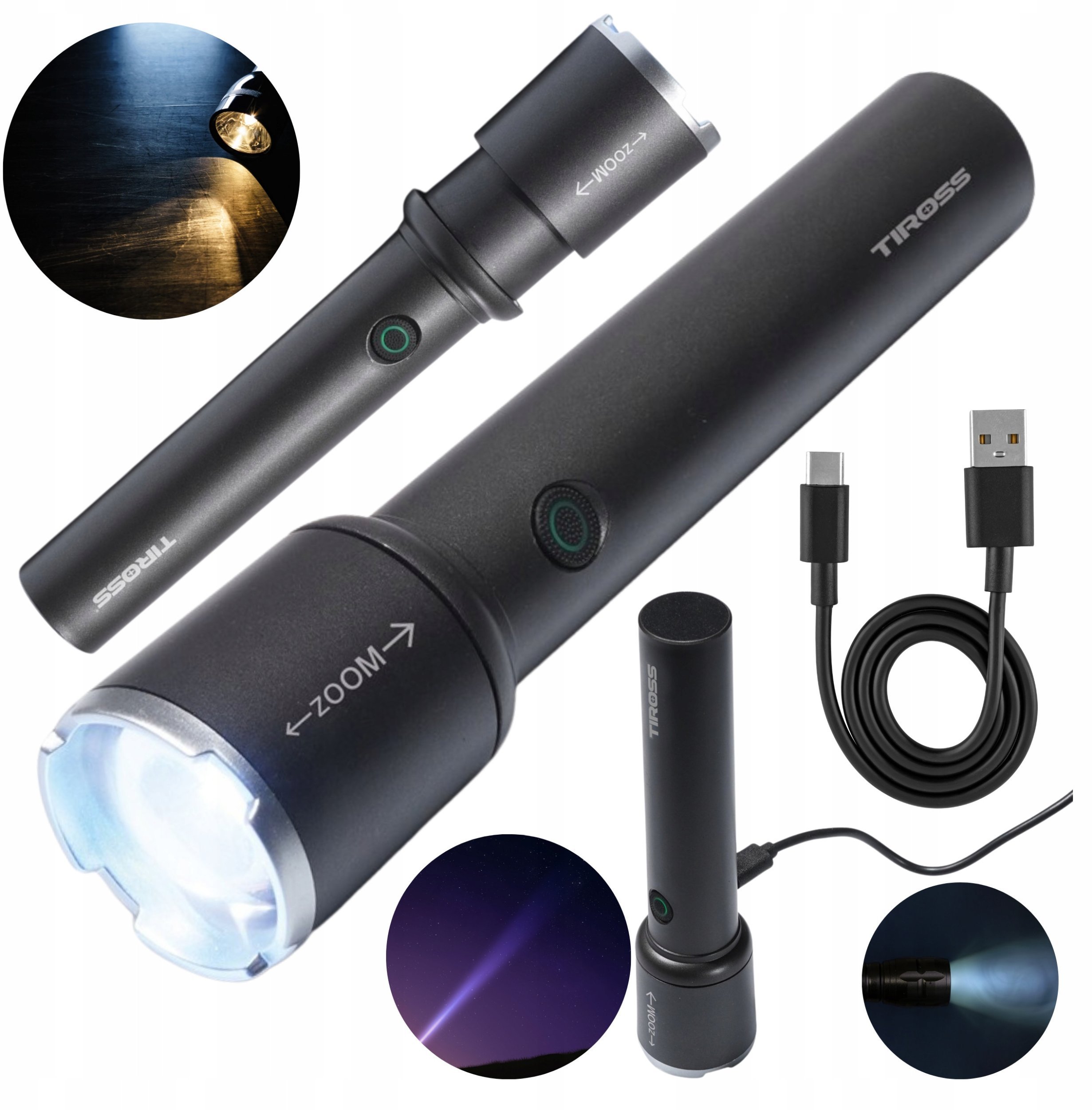 Latarka diodowa Tiross TS-2258