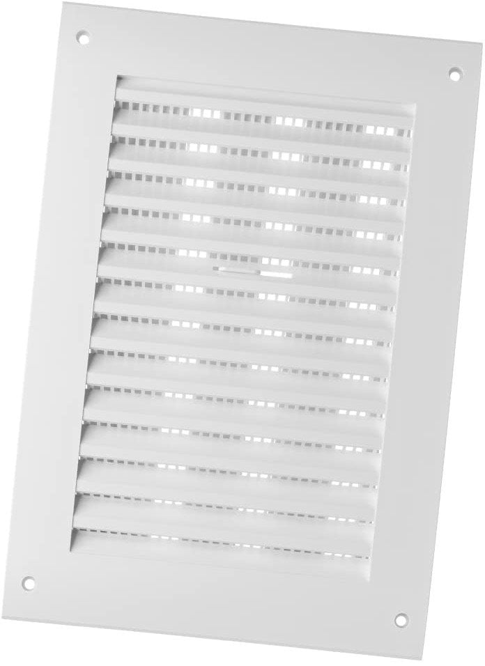 GRILLE PLASTIC ADJUSTABLE 250X170, WHITE