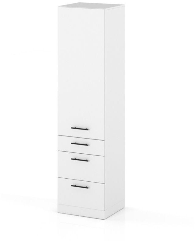 Słupek Kuchenny Stojący 60cm Szafka 3 Szuflady S60s3 Spremium Biały Mat