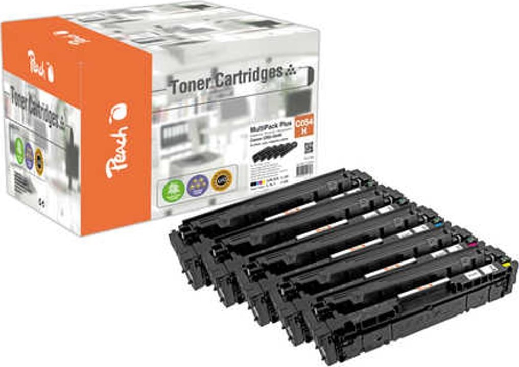 Toner Peach Peach PT1109 kaseta z tonerem 5 szt. Zamiennik Czarny, Cyjan, Purpurowy, Żółty