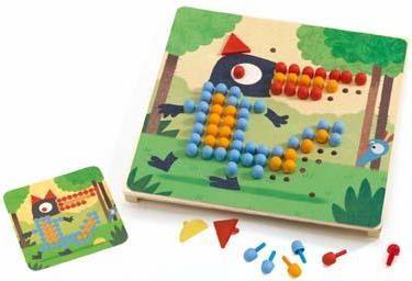 Djeco Mozaika - Kolorowe zwierzątka (145681)