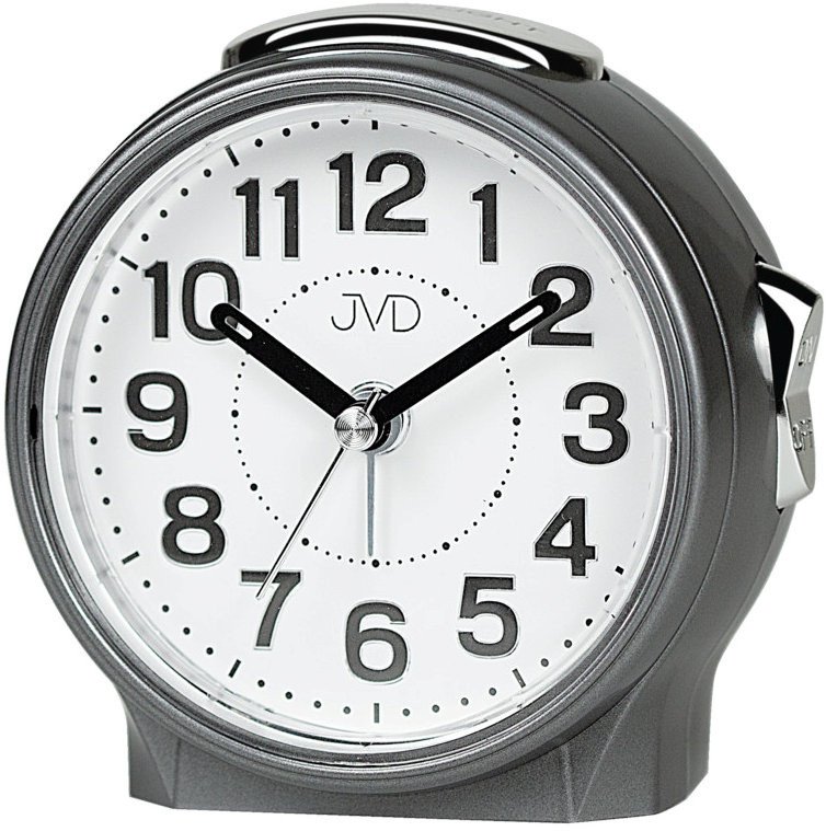 Budzik JVD SRP9604.3 9,5 cm drzemka podświetlenie cichy chód .