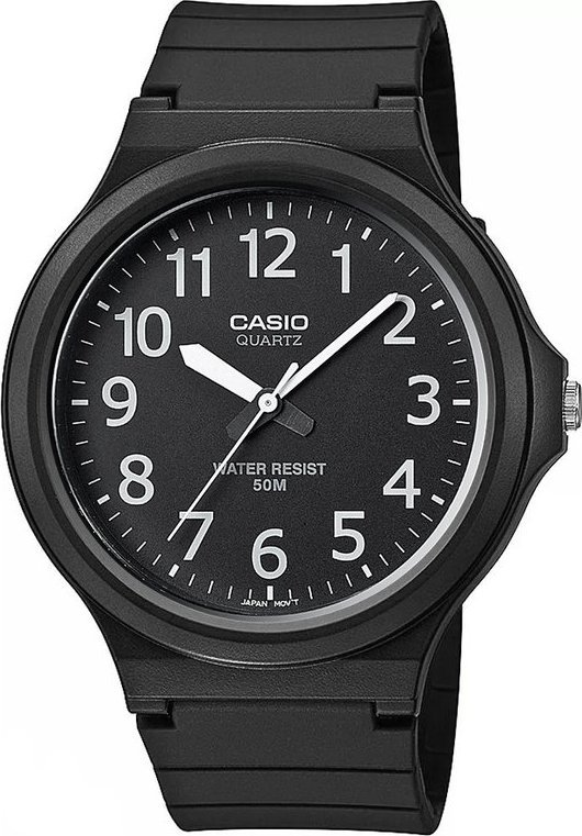 Zegarek Casio ZEGAREK MĘSKI CASIO MW-240-1B (zd166a) - KLASYKA