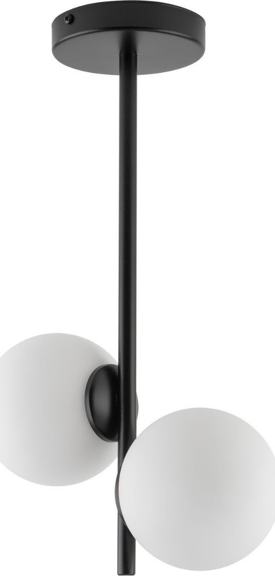 Lampa wisząca Sigma Sufitowa lampa kule KORAL 33637 Sigma molekuły mleczne czarna