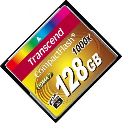 Karta Transcend 1000x Compact Flash 128 GB (TS128GCF1000)