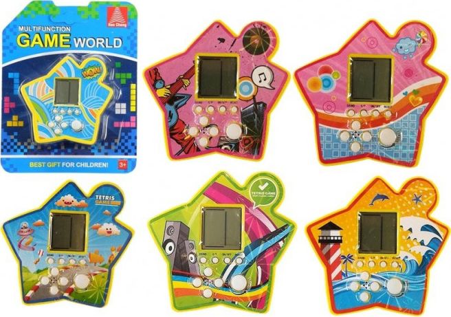 Lean Sport Gra Elektroniczna Kieszonkowa Tetris Gwiazdka