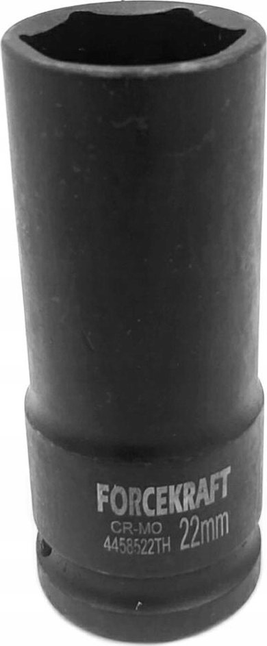 Forcekraft Nasadka udarowa głęboka cienkościenna 1/2" 22mm (6-kątna)