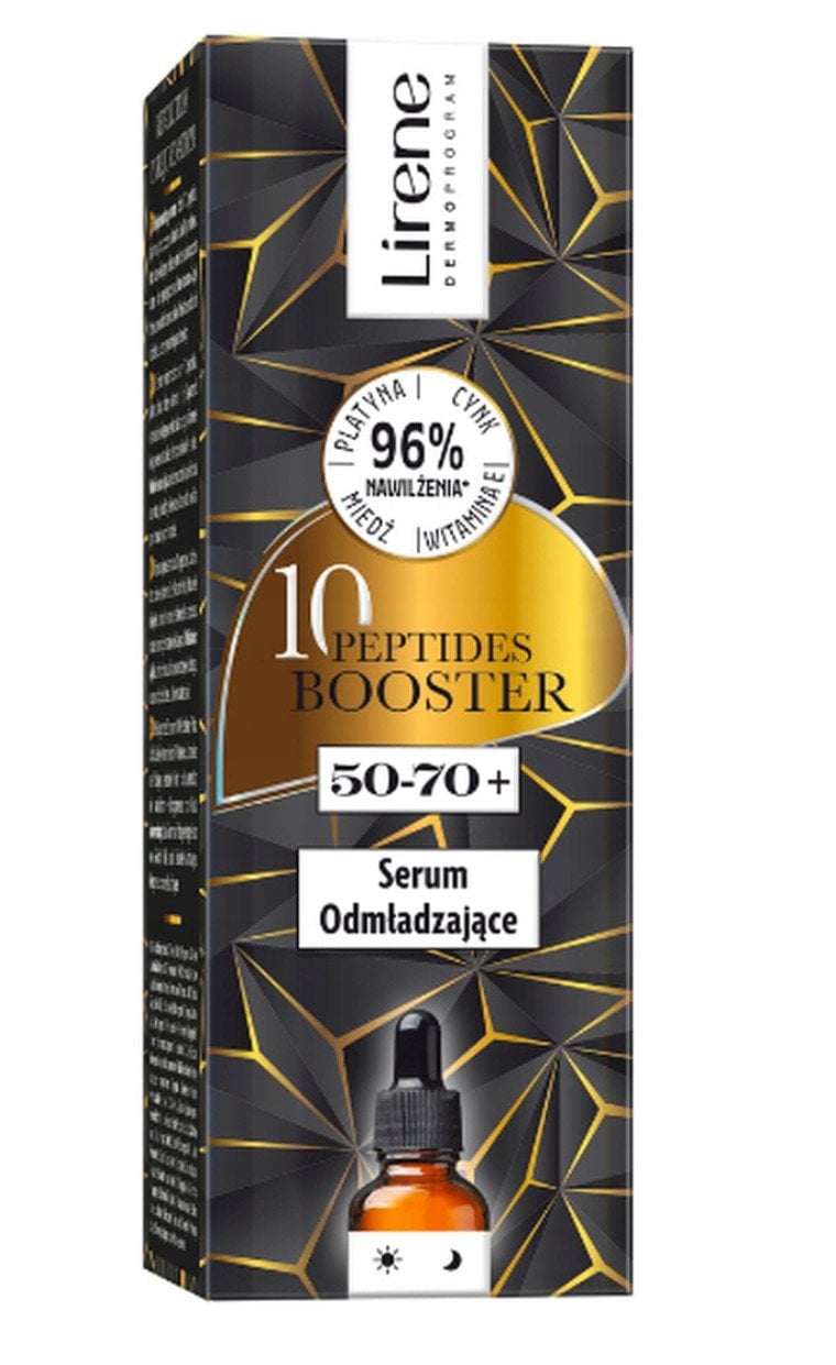 LIRENE_10 Peptides Booster serum odmładzające 50-70+ 30ml