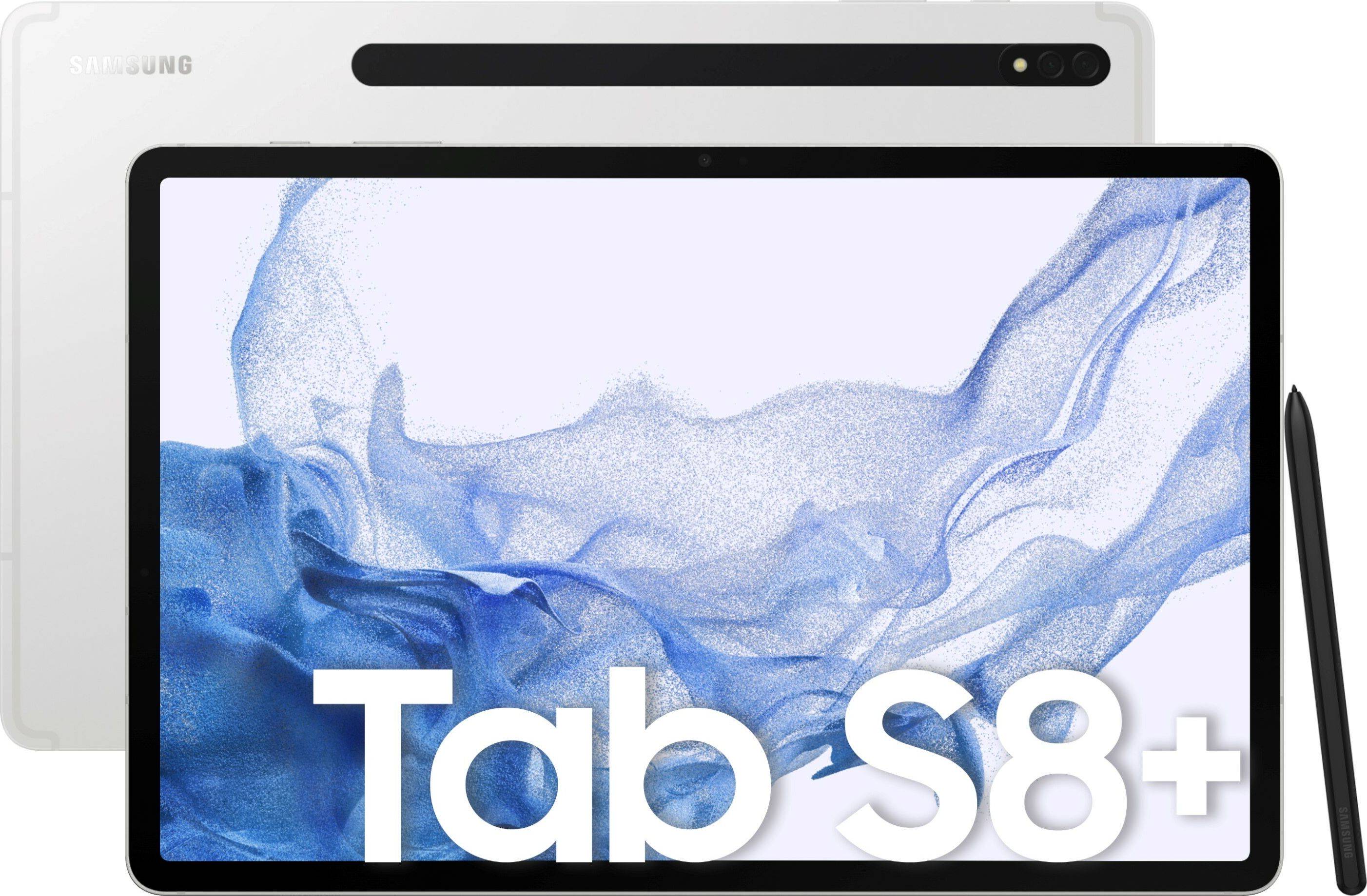 Tablet Samsung Galaxy Tab S8+ 12.4" 256 GB Srebrny (SM-X800NZSBEUE)