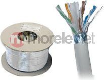 Alantec Kabel U/UTP kat.6 PVC Eca 4x2x24AWG 500m 25 lat gwarancji, badanie jakości laboratorium (KIU6PVC500)
