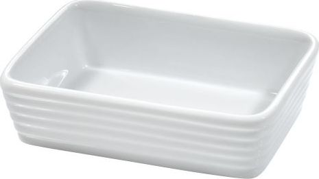 Kuchenprofi Minibrytfanna Kuchenprofi Burgund porcelanowa, 13x8x3,5 cm