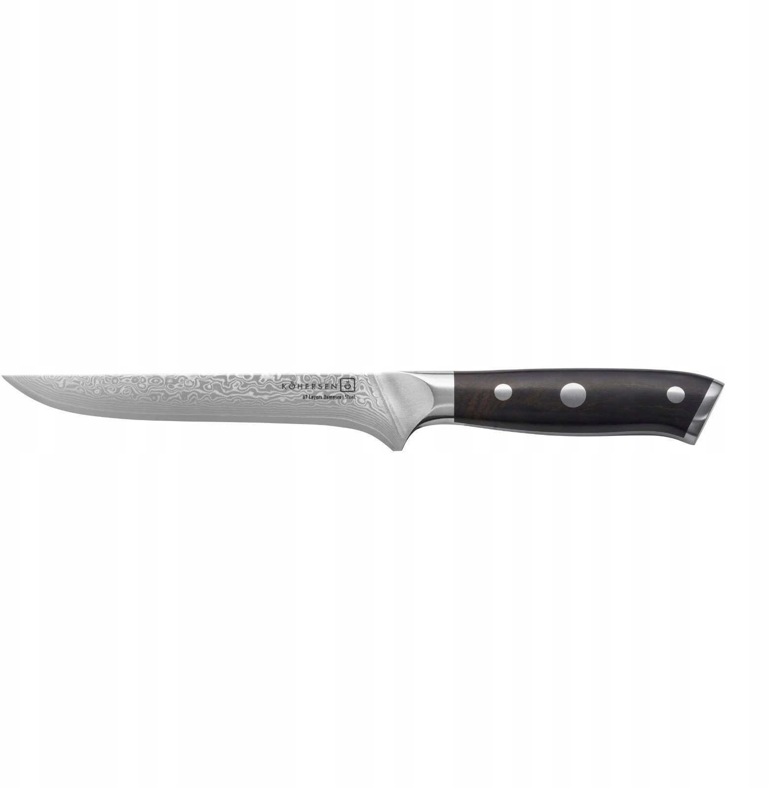 Nóż do trybowania Boning Kohersen Elegance Ebony Wood 15,2cm