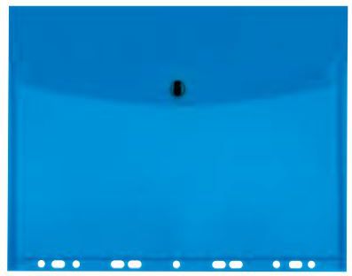 Biurfol Teczka kopertowa zawieszana A4, niebieski (BF5384)