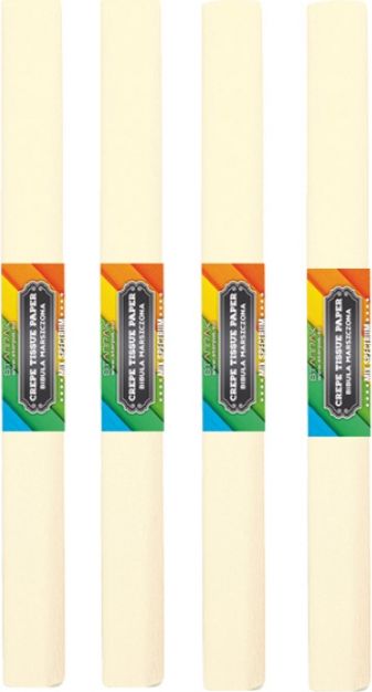 Starpak Bibuła marszczona 50x200cm kremowa 10szt.