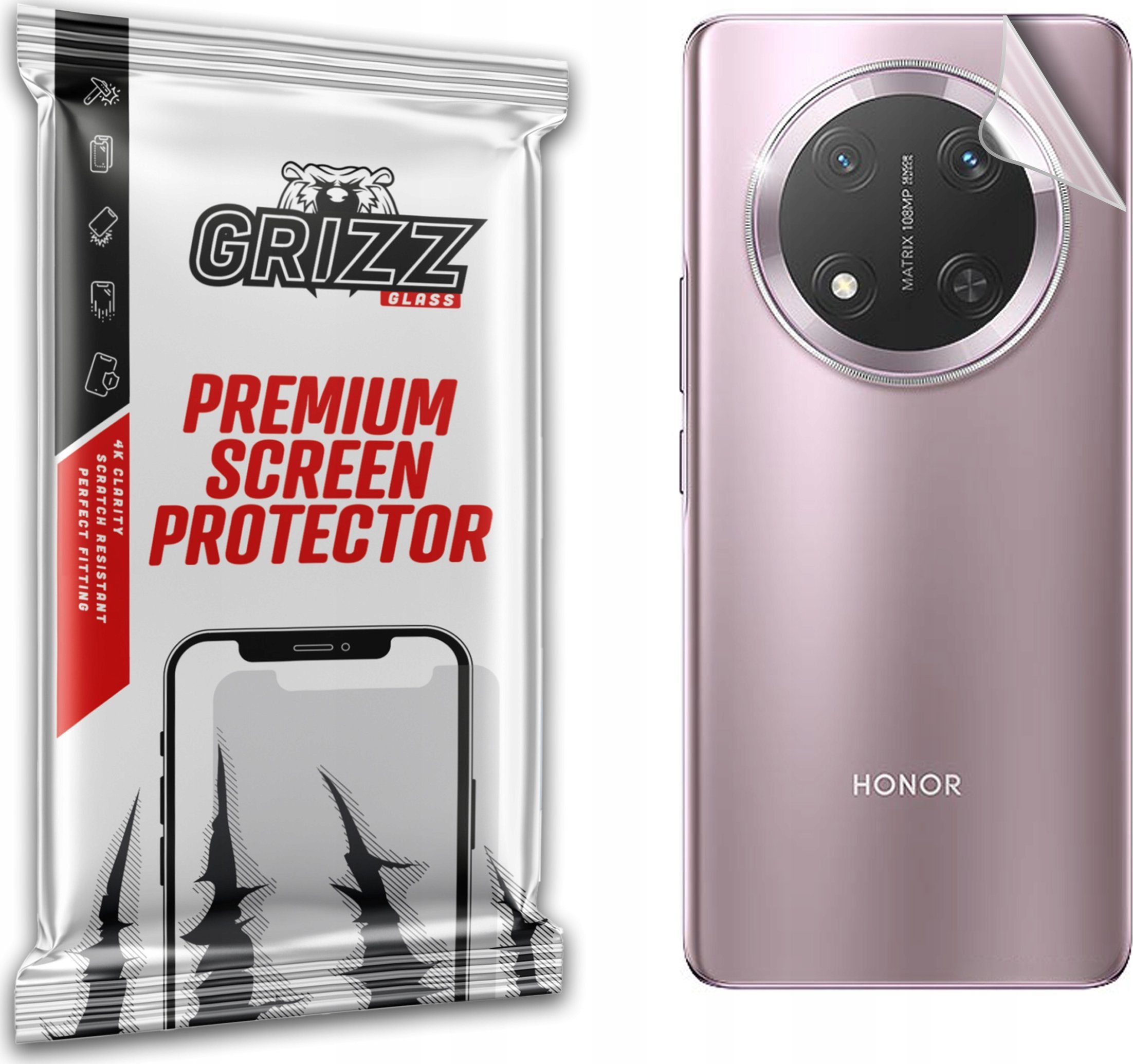 Folia na tył GrizzGlass SatinSkin do Honor Magic7 Lite