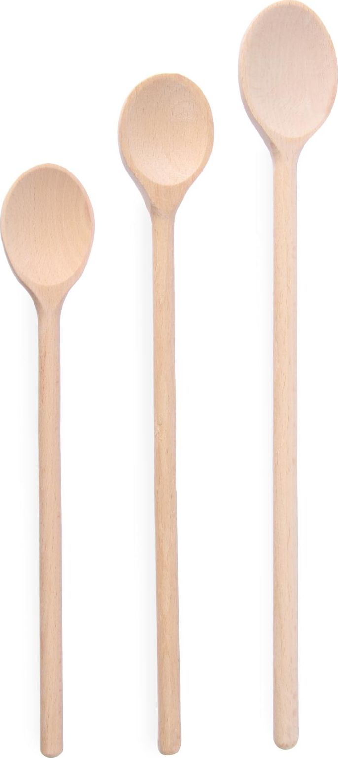 Hendi Drewniane łyżki kuchenne Zestaw 3 sztuki - Hendi 525005 Drewniane łyżki kuchenne Zestaw 3 sztuki - Hendi 525005