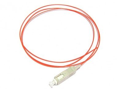 Pigtail SC/UPC, MM, 62,5/125, 0,9mm, włókno OM1, 1m