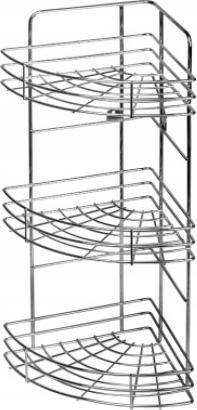 Koszyk prysznicowy Galicja Półka łazienkowa pod prysznic narożna Alsea 3-poziomy