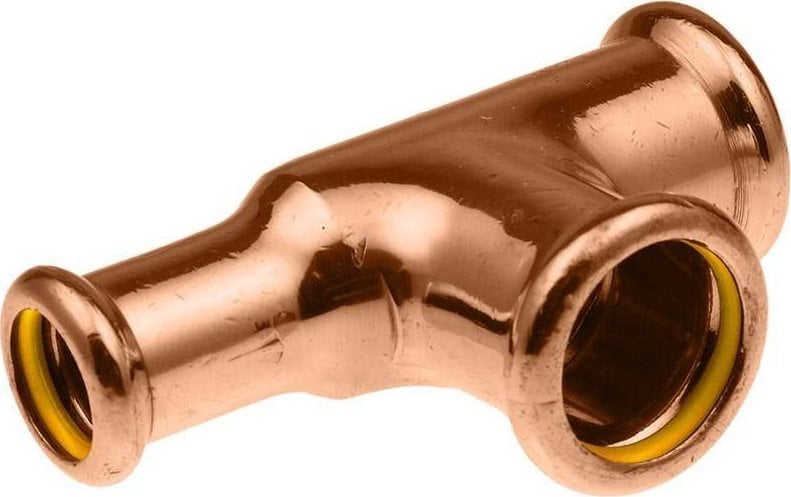 Trójnik redukcyjny Copper Gas - 22/15/22 (S)KAN-THERM